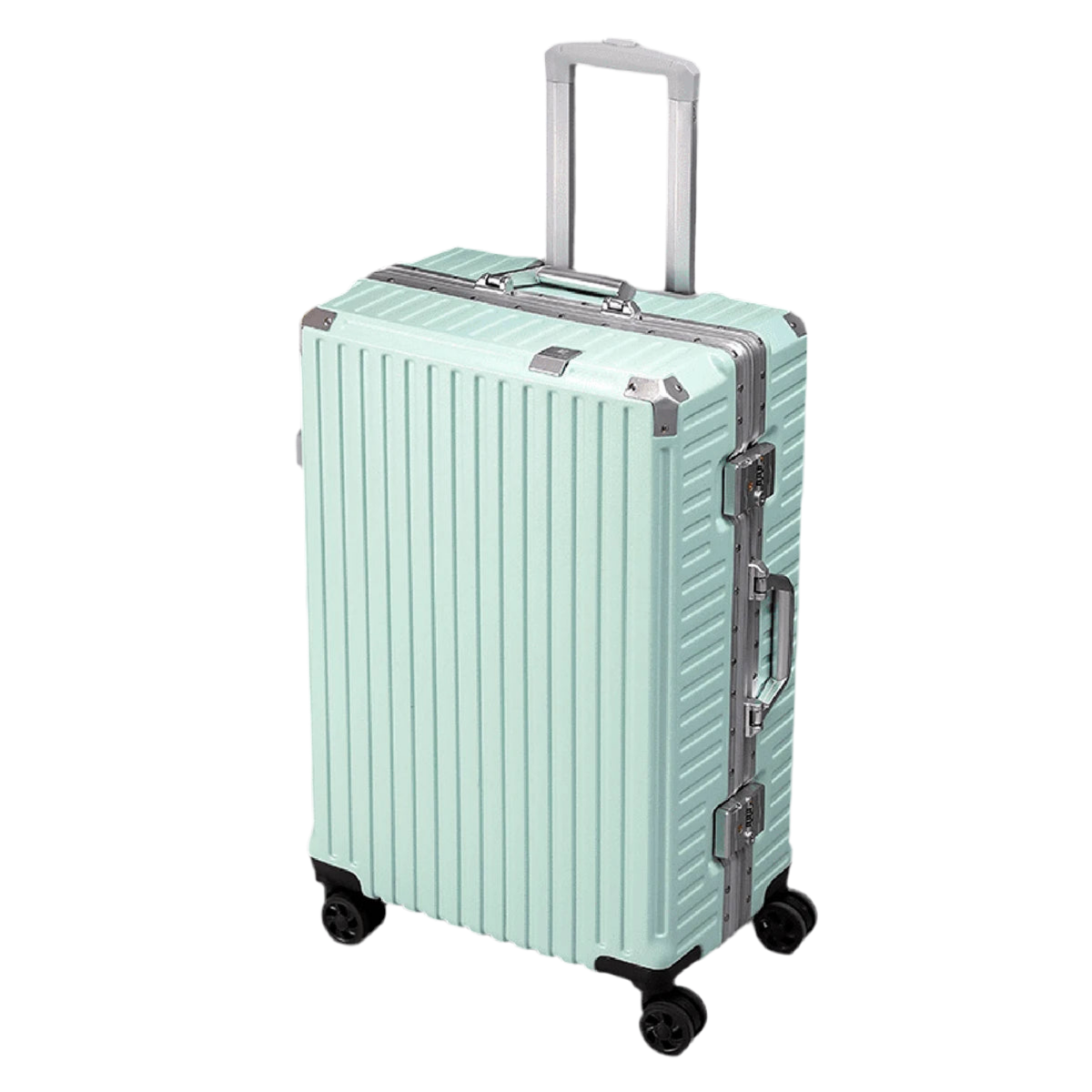 Luxury Aluminum Frame Trolley Suitcase with USB Port
