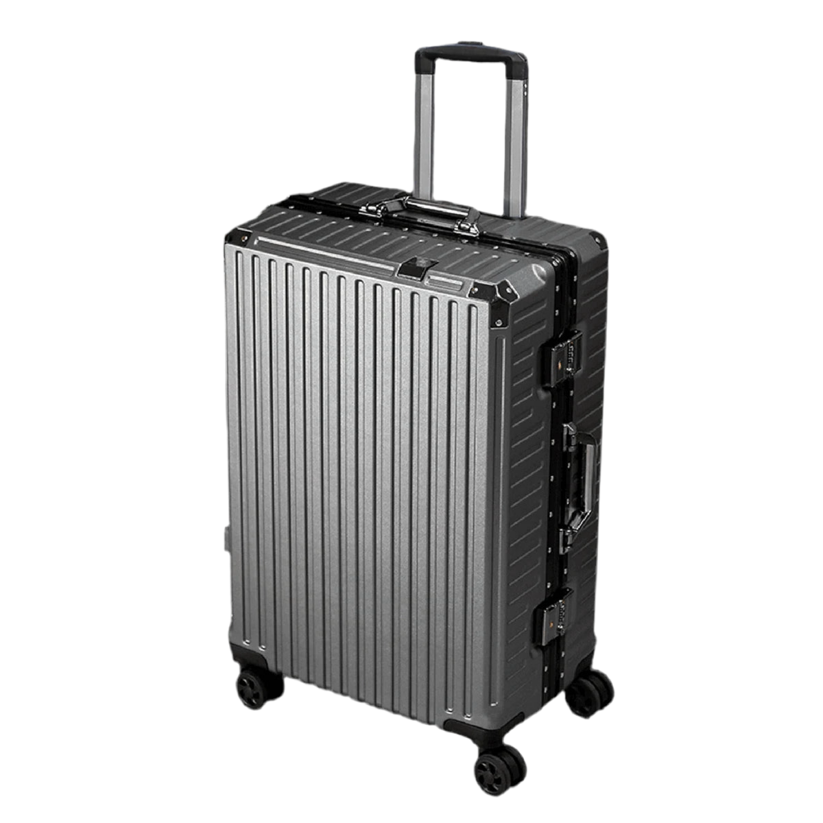 Luxury Aluminum Frame Trolley Suitcase with USB Port