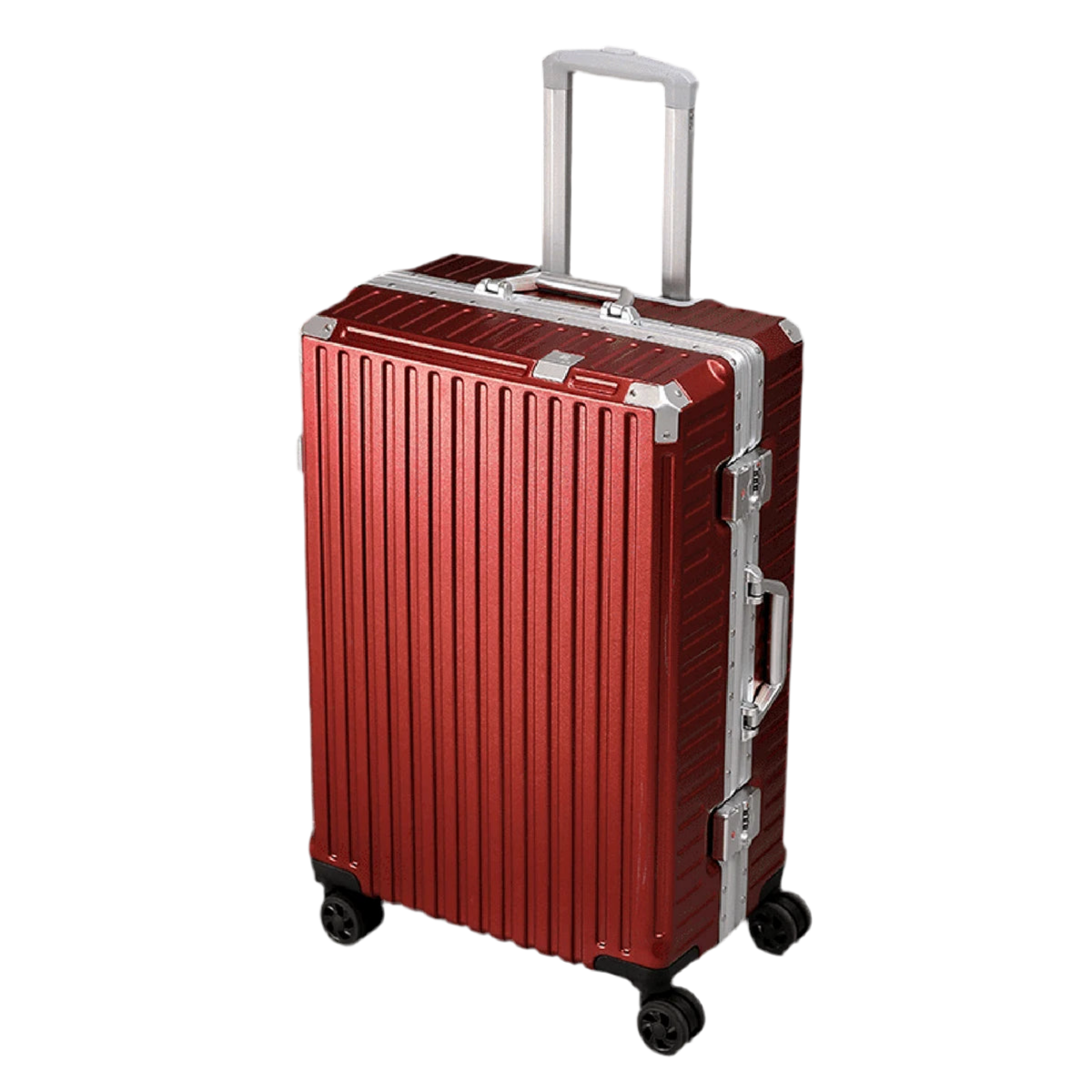 Luxury Aluminum Frame Trolley Suitcase with USB Port
