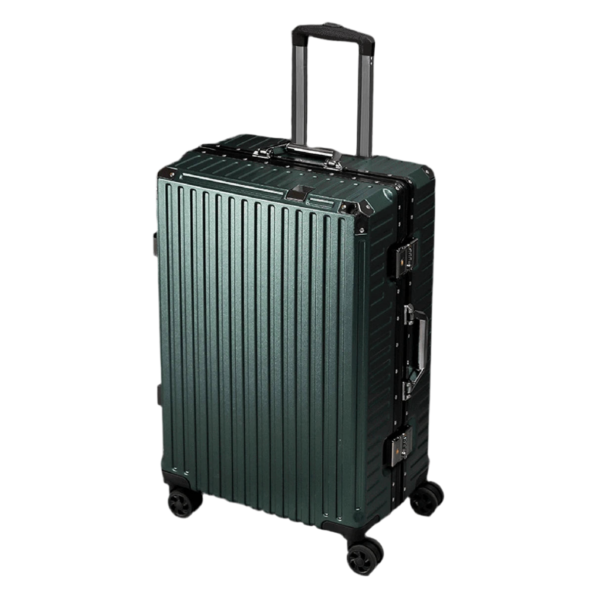Luxury Aluminum Frame Trolley Suitcase with USB Port