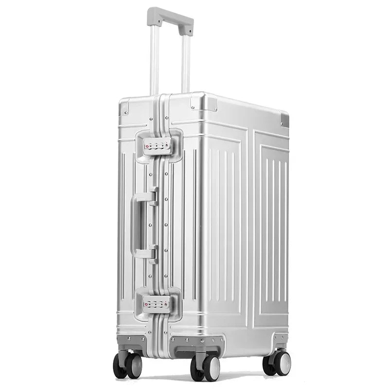 Aluminum-Magnesium Alloy Travel Suitcase