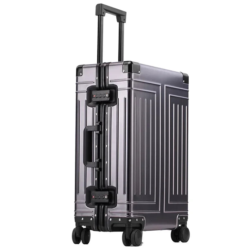 Aluminum-Magnesium Alloy Travel Suitcase