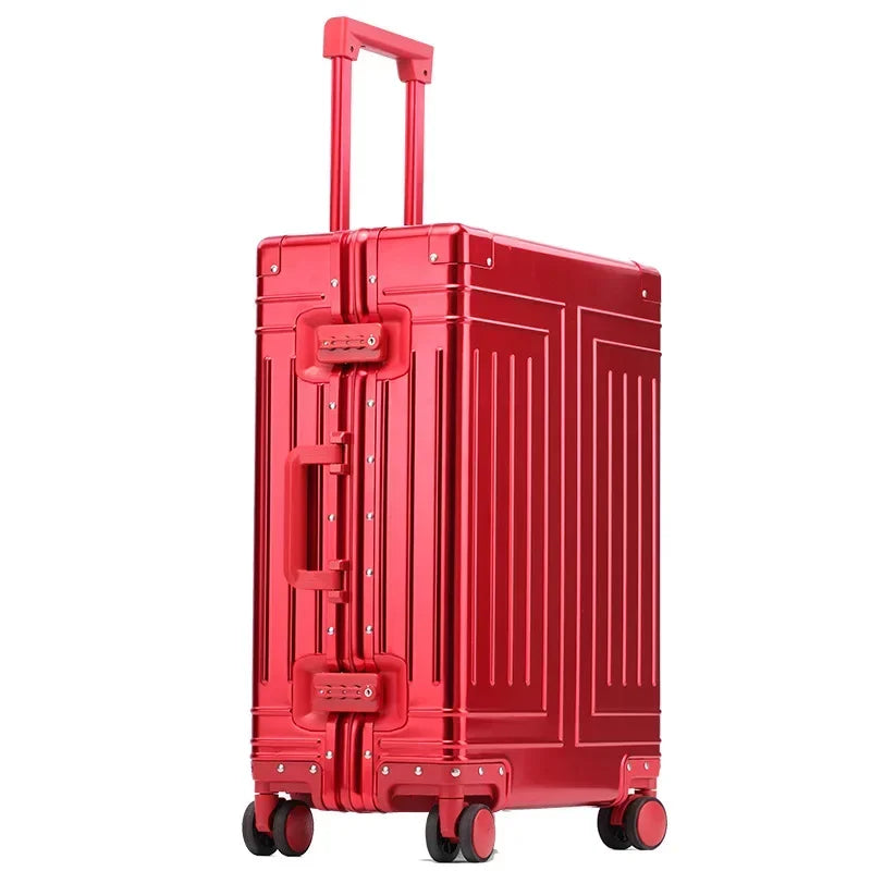 Aluminum-Magnesium Alloy Travel Suitcase