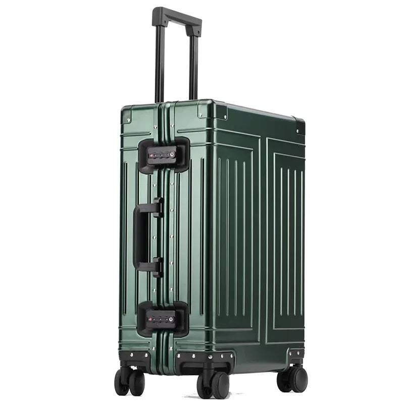 Aluminum-Magnesium Alloy Travel Suitcase