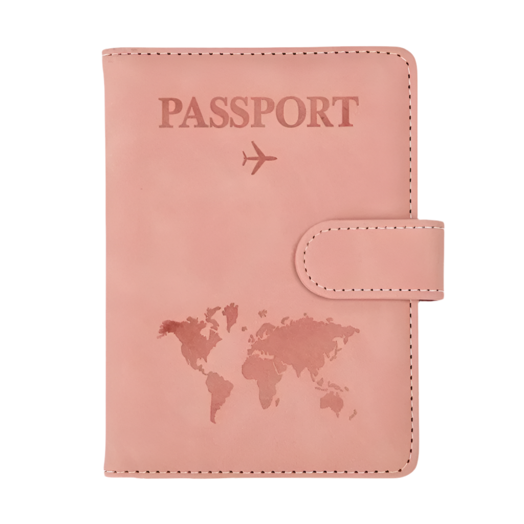 Leather Passport &amp; Credit Card Holder