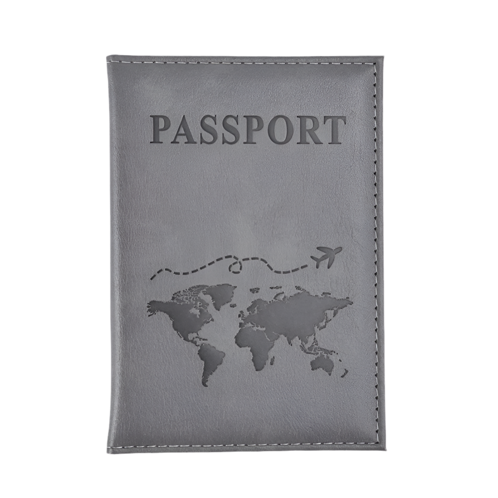 Leather Passport &amp; Credit Card Holder