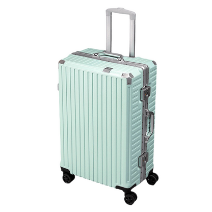 Luxury Aluminum Frame Trolley Suitcase with USB Port