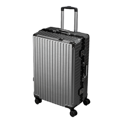 Luxury Aluminum Frame Trolley Suitcase with USB Port