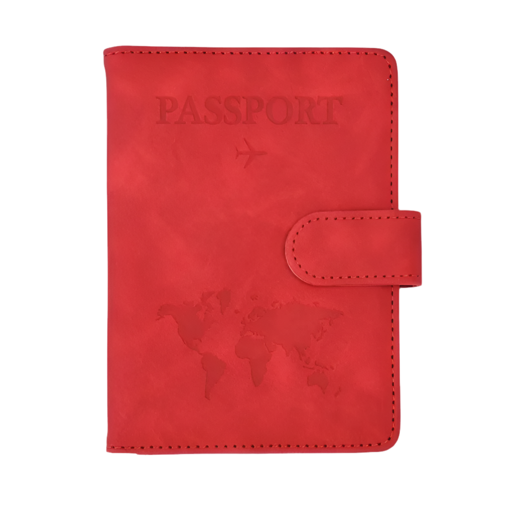 Leather Passport &amp; Credit Card Holder