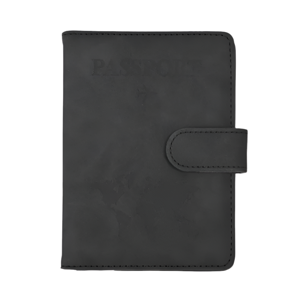 Leather Passport &amp; Credit Card Holder