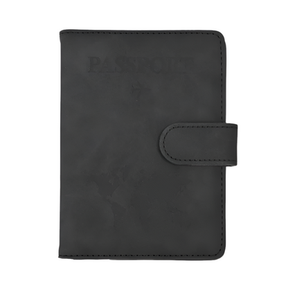Leather Passport &amp; Credit Card Holder