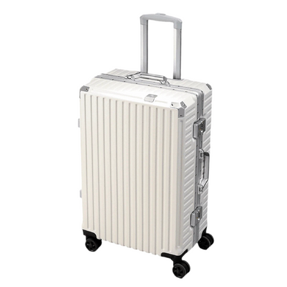 Luxury Aluminum Frame Trolley Suitcase with USB Port